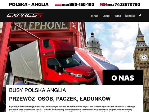 Express-przewozy.pl paczki Polska Anglia