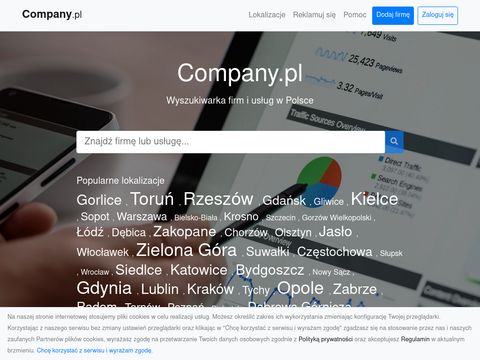 Company.pl wizytówki firm w wyszukiwarce