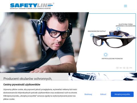 SafetyLine.pl - okulary ochronne korekcyjne