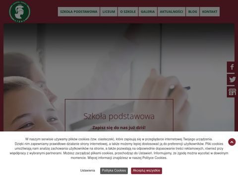Atena.edu.pl szkoła średnia Sosnowiec