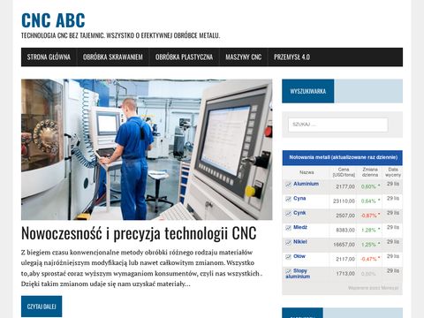 Cnc-abc.pl - technologia