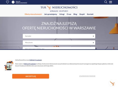 Tur-nieruchomosci.pl biuro Warszawa