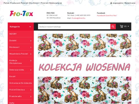 Fro-tex.pl pościel dziecięca do łóżeczka