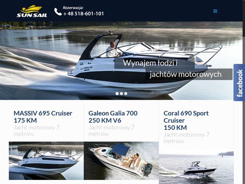 Sunsail.pl - czarter łodzi motorowej Gdańsk