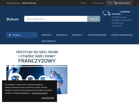 Zikom.pl - outlet komputerowy