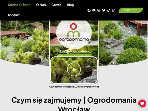 Ogrodomania.com.pl projektowanie ogrodów